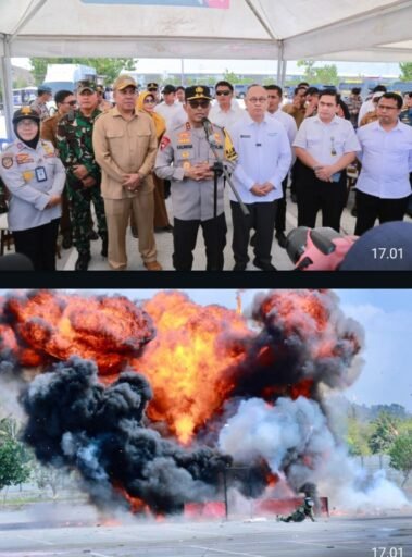 Jibom Polda NTB Sigap Bergerak, Bom Meledak di Tengah Simulasi MotoGP Mandalika Jibom Polda NTB Sigap Bergerak, Bom Meledak di Tengah Simulasi MotoGP Mandalika