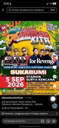 Event organiser hanya rampog keuntungan kotasukabumi tanpa memperhatikan fasiltas Event organiser hanya rampog keuntungan kotasukabumi tanpa memperhatikan fasiltas