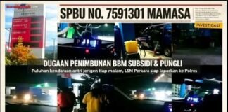 *SPBU NO. 7591301 MAMASA DUGAAN PENIMBUNAN BBM SUBSIDI & PUNGLI, LSM PERKARA SIAP LAPORKAN KE POLRES!*