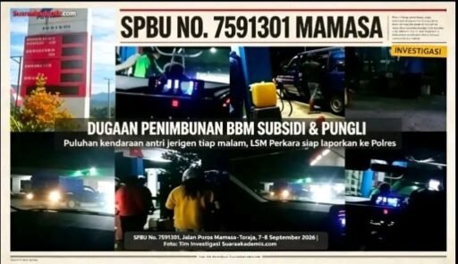 *SPBU NO. 7591301 MAMASA DUGAAN PENIMBUNAN BBM SUBSIDI & PUNGLI, LSM PERKARA SIAP LAPORKAN KE POLRES!* *SPBU NO. 7591301 MAMASA DUGAAN PENIMBUNAN BBM SUBSIDI & PUNGLI, LSM PERKARA SIAP LAPORKAN KE POLRES!*