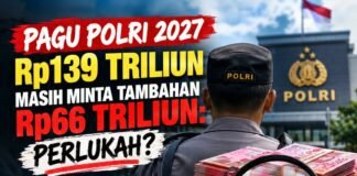 *Pagu Polri 2027 Rp139 Triliun, Masih Minta Tambahan Rp66 Triliun: Perlukah?*