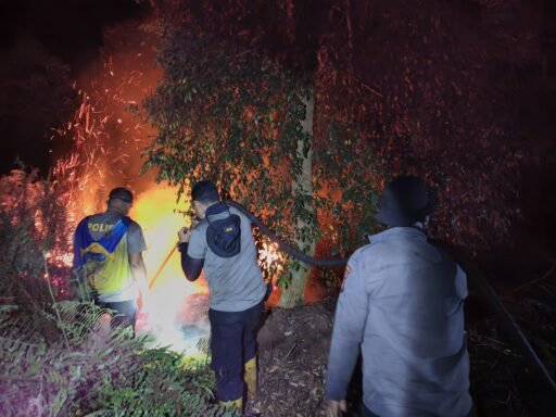 Enam Malam Tidur di Lokasi Karhutla, Kapolres Meranti AKBP Gede Adi Padamkan Api Hingga Dini Hari Enam Malam Tidur di Lokasi Karhutla, Kapolres Meranti AKBP Gede Adi Padamkan Api Hingga Dini Hari