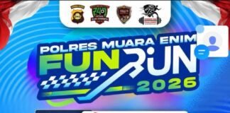 POLRES MUARA ENIM GELAR “FUN RUN 2026”, SAATNYA SEHAT BERSAMA DAN RAMAI-RAMAI MERIAHKAN