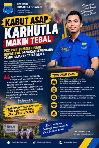 Darurat Karhutla, PMII Minta Bupati PALI Alihkan Sekolah ke Sistem Daring! Darurat Karhutla, PMII Minta Bupati PALI Alihkan Sekolah ke Sistem Daring!