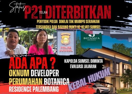 Kasus Botanica Residence Mandek, Ribuan Massa Siap Geruduk Polda Sumsel! Kasus Botanica Residence Mandek, Ribuan Massa Siap Geruduk Polda Sumsel!