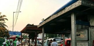 Kuasai Trotoar, Pangkalan Ojek Online di Stasiun Tanjung Priok Harus Ditertibkan