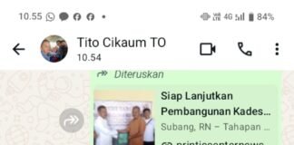 KLARIFIKASI DAN PERMOHONAN MAAF WARTA IN. Terkait Pemberitaan H. Iswandi di Pilkades Desa Cikaum Barat.