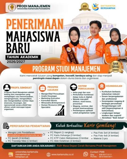 *MENCETAK LULUSAN MANAJEMEN DAN AKUNTANSI YANG SIAP KERJA, BERDAYA SAING, DAN BERKARAKTER* *MENCETAK LULUSAN MANAJEMEN DAN AKUNTANSI YANG SIAP KERJA, BERDAYA SAING, DAN BERKARAKTER*