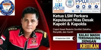 *TERKATUNG-KATUNG: KETUA LSM PERKARA NIAS DESAK TINDAK TEGAS — COPOT KASAT RESKRIM, PENYIDIK, DAN KANIT!*