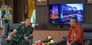 Pangdam I/BB Terima Audensi PLN IUD Sumut di Makodam I/BB