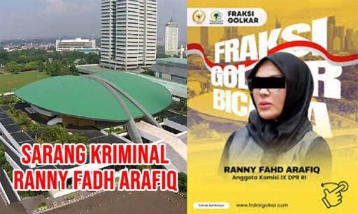 *Guncang DPR! Ranny Fadh Arafiq Terseret OTT KPK Ratusan Miliar, PPWI Desak Pecat dan Miskinkan Koruptor* *Guncang DPR! Ranny Fadh Arafiq Terseret OTT KPK Ratusan Miliar, PPWI Desak Pecat dan Miskinkan Koruptor*