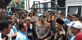 Kapolrestabes Medan Kawal Aspirasi Buruh GEBRAK, Berlangsung Aman dan Humanis