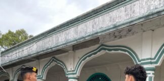 Ibadah Sholat Jum’at Berjalan Lancar,vPolres Pakpak Bharat Lakukan Pengamanan di Mesjid – Mesjid