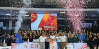Final dan Closing Ceremony Open Tournament Bola Basket di GOR Sumantri Sukses Digelar