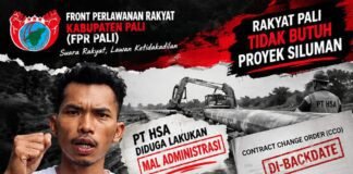 Dugaan Skandal ‘Backdate’ CCO Mencuat, FPR PALI Desak Pansus DPRD Stop Total Proses PHO PT HSA!