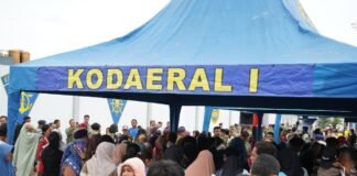 Dari Perayaan Untuk Kebersamaan : Bazar Murah Kodaeral I Semarakkan HUT TNI ke – 81