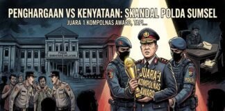 *Anomali Polda Sumsel: Raih Juara 1 Kompolnas Award Saat Kapoldanya Dilaporkan ke Propam*