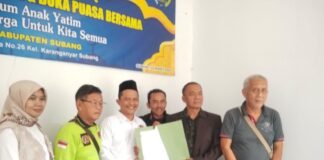 Pimred PR Subang Nyalon Ketua PWI Subang.