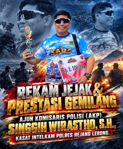 REKAM JEJAK & PRESTASI GEMILANG,AKP SINGGIH WIRASTHO, S.H., KASAT INTELKAM POLRES REJANG LEBONG. REKAM JEJAK & PRESTASI GEMILANG,AKP SINGGIH WIRASTHO, S.H., KASAT INTELKAM POLRES REJANG LEBONG.