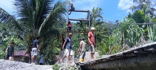 Jembatan Gantung Aek Bargot Padang Lawas Rampung, Progres Capai 100 Persen Jembatan Gantung Aek Bargot Padang Lawas Rampung, Progres Capai 100 Persen