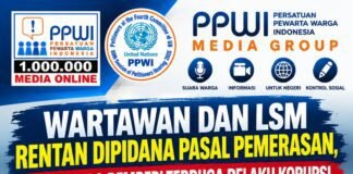 *Wartawan dan LSM Rentan Dipidana, Sementara Pemberi Terduga Pelaku Korupsi Aman dan Terlindung Hukum?*