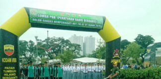 HUT ke – 81 TNI, Kodam I/BB Gelar Lomba PBB Pelajar dan Mahasiswa