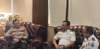 Perkuat Sinergitas dan Keamanan, Kepala Rutan dan Kalapas Palembang Silaturahmi dengan Kapolrestabes