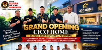 GRAND OPENING CICO HOME DI JALAN DANAU SENTARUM,DO HADIRI JAJARAN LASKAR PEMUDA MELAYU KOTA PONTIANAK