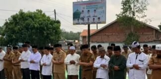 Kemarau Melanda, Lantunan Doa Minta Hujan Bergema di Kecamatan Tanah Abang PALI!