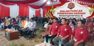 Sinergi Pemerintah Kabupaten PALI, Pendidikan, dan Legislatif Warnai Malam Puncak HUT RI ke-81 di Desa Purun