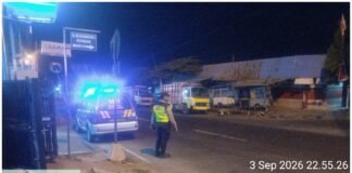 Antisipasi Tindak Kriminal Polsek Ngimbang Gelar Patroli Blue Light 4C, Menyasar Daerah Rawan