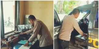 Polsek Ngimbang Secara Rutin Laksanakan Pengecekan Barang Inventaris dan Kebersihan Mapolsek Ngimbang