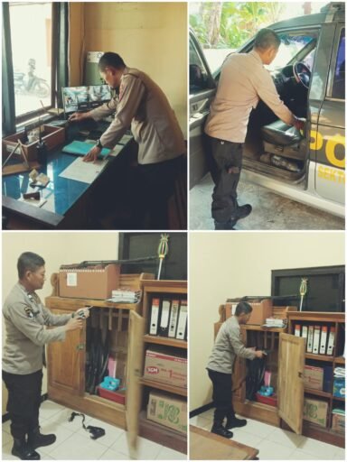 Polsek Ngimbang Secara Rutin Laksanakan Pengecekan Barang Inventaris dan Kebersihan Mapolsek Ngimbang Polsek Ngimbang Secara Rutin Laksanakan Pengecekan Barang Inventaris dan Kebersihan Mapolsek Ngimbang