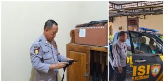 Polsek Ngimbang Secara Rutin Laksanakan Pengecekan Barang Inventaris dan Kebersihan Mapolsek Ngimbang