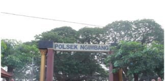 Polsek Ngimbang Terima Kunjungan Kapolres Lamongan Beserta PJU Di Mako Polsek Ngimbang