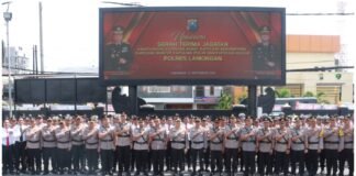 Kapolres Lamongan Pimpin Sertijab, Sejumlah Jabatan Strategis Resmi Berganti