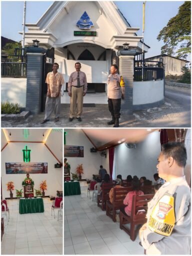 Personil Polsek Ngimbang Gelar Pengamanan Ibadah Minggu Pagi Di Gereja GKJTU Dan GJWI Desa Ngasemlemahbang Personil Polsek Ngimbang Gelar Pengamanan Ibadah Minggu Pagi Di Gereja GKJTU Dan GJWI Desa Ngasemlemahbang