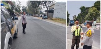 Intensifkan Patroli Harkamtipmas Polsek Ngimbang Sisir Beberapa Obyek Vital Di Wilayah Ngimbang