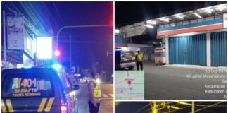 Pastikan Wilayah Ngimbang Kondusif Polsek Ngimbang Gelar Patroli Harkamtibmas Blue Light 4C Di Malam Hari