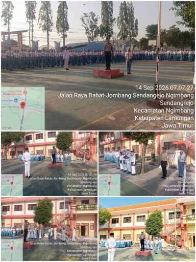 Polsek Ngimbang Gelar “Police Goes To School”, Polisi Jadi Pembina Upacara Di SMA Negeri 1 Ngimbang Polsek Ngimbang Gelar “Police Goes To School”, Polisi Jadi Pembina Upacara Di SMA Negeri 1 Ngimbang