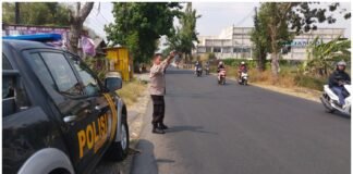 Polsek Ngimbang Intensifkan Patroli Harkamtipmas Menyisir Obvit Di Wilayah Ngimbang