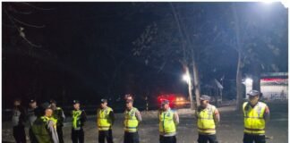 Kapolsek Ngimbang Pimpin Langsung Patroli Cipkon Harkamtipmas Di Wilayah Hukum Polsek Ngimbang