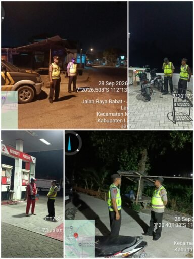 Polsek Ngimbang Gelar Patroli Blue Light 4C Sisir Beberapa Tempat Di Daerah Rawan Kriminal Polsek Ngimbang Gelar Patroli Blue Light 4C Sisir Beberapa Tempat Di Daerah Rawan Kriminal