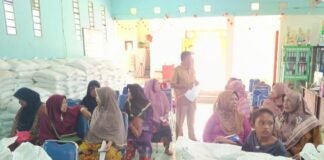Kabar Baik Dari PALI, Ratusan masyarakat Tanah Abang Selatan Banjir Menerima Bantuan Beras 30Kg!