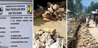 diduga Skandal CV.Permata Jennita sunat Pondasi Dan lantai Jaringan irigasi 40-50.CM.Rp8,6 M Di afia