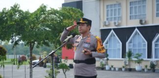 Kapolres Meranti Pimpin Apel Operasi Patuh Lancang Kuning 2026, Keselamatan Berlalu Lintas Jadi Prioritas