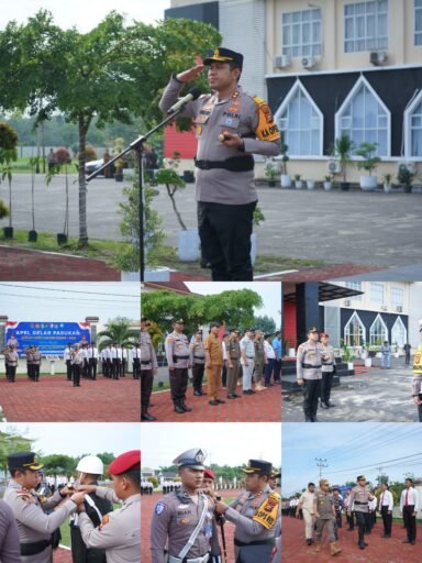 Kapolres Meranti Pimpin Apel Operasi Patuh Lancang Kuning 2026, Keselamatan Berlalu Lintas Jadi Prioritas Kapolres Meranti Pimpin Apel Operasi Patuh Lancang Kuning 2026, Keselamatan Berlalu Lintas Jadi Prioritas