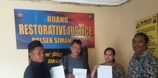 R Wendeilyna Simarmata, Paralegal Yang Dampingi Para Pihak, Tercapai Restorative Justice Di Polsek Simanindo