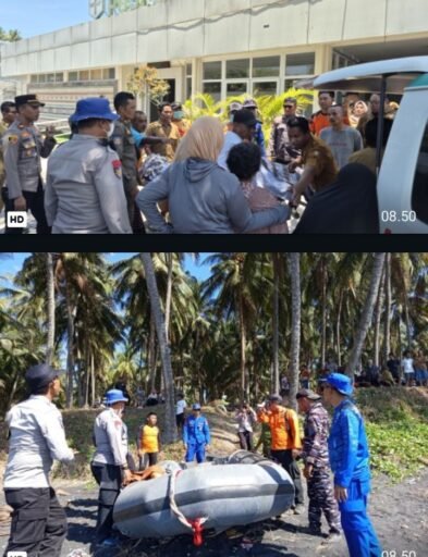 Terseret Gelombang Pantai Komalasari Korban Meninggal Dunia, Tim SAR Lakukan Evakuasi Terseret Gelombang Pantai Komalasari Korban Meninggal Dunia, Tim SAR Lakukan Evakuasi