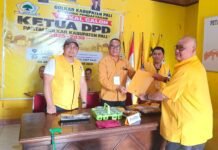 H. Eftiyani, SH Resmi Ambil Formulir, Siap Bawa DPD Golkar PALI Menuju Era Baru 2026-2031.